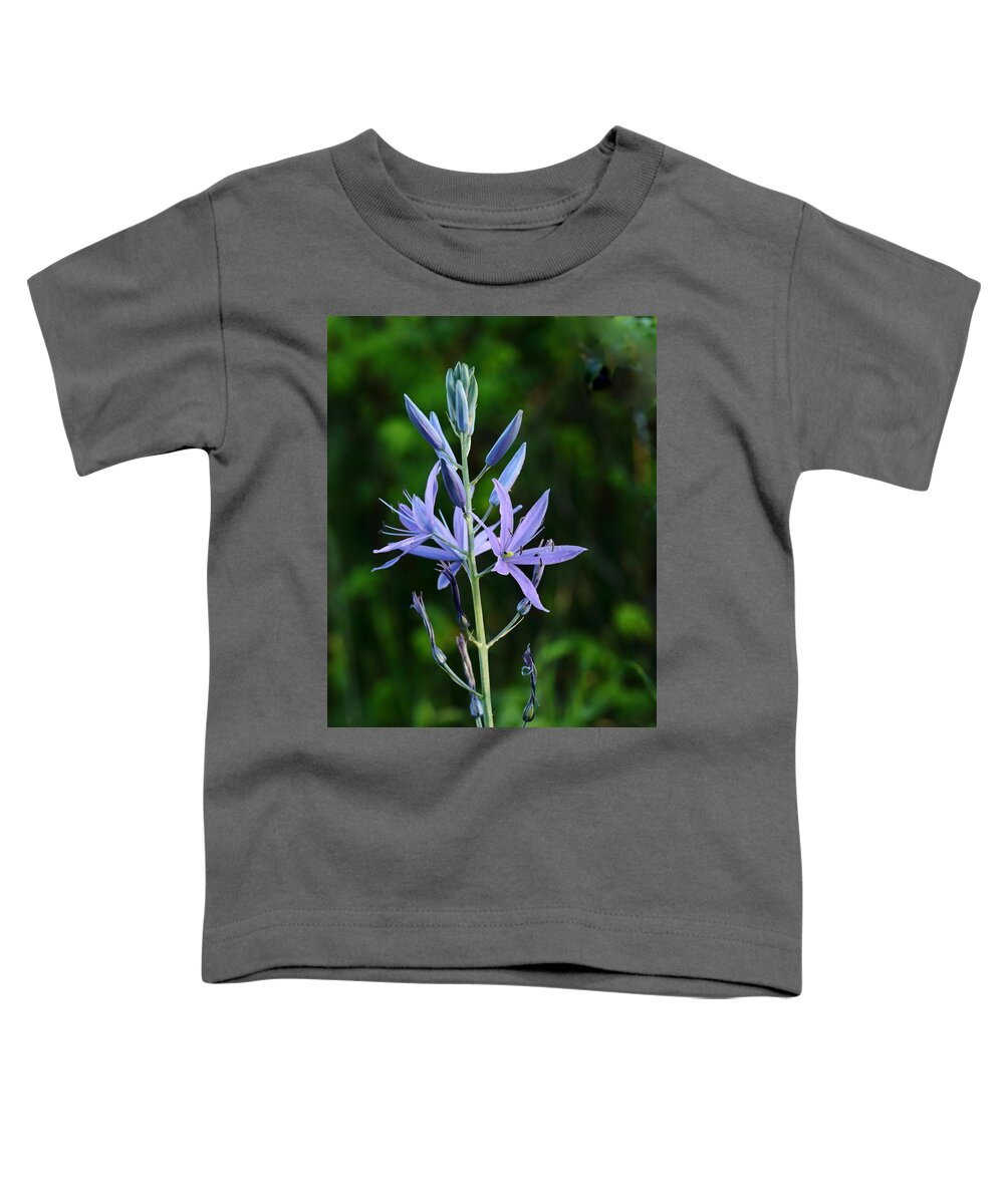 Common Camas Toddler T-Shirt featuring the photograph The Common Camas by I'ina Van Lawick