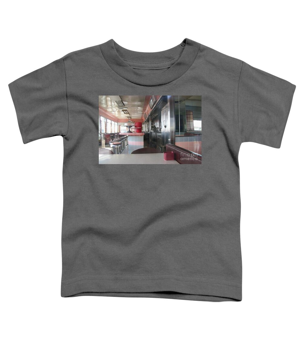 Nostalgic Toddler T-Shirt featuring the photograph The Diner by Stephen King