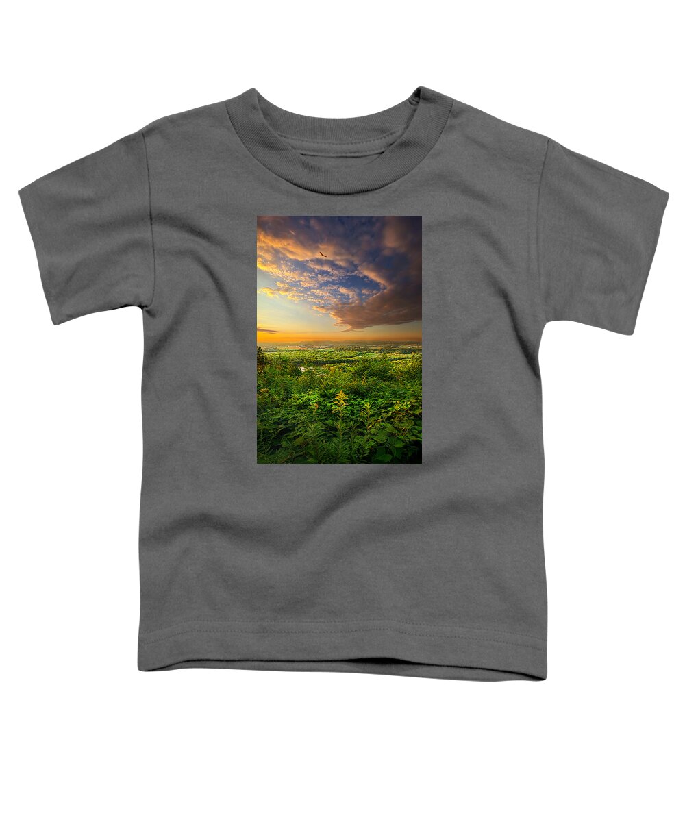 Valley Toddler T-Shirt featuring the photograph The Distance Between Here and Now by Phil Koch