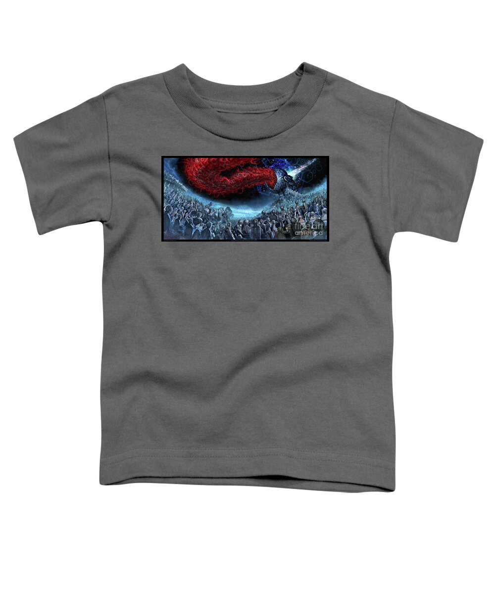 Tony Koehl Toddler T-Shirt featuring the digital art The Essence of Time Matches No Flesh by Tony Koehl