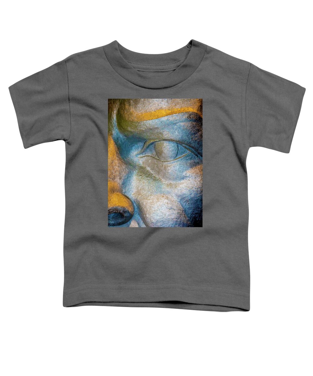 Eye Toddler T-Shirt featuring the photograph The face is a picture of the mind with the eyes as its interpreter. Cicero by Susie Weaver