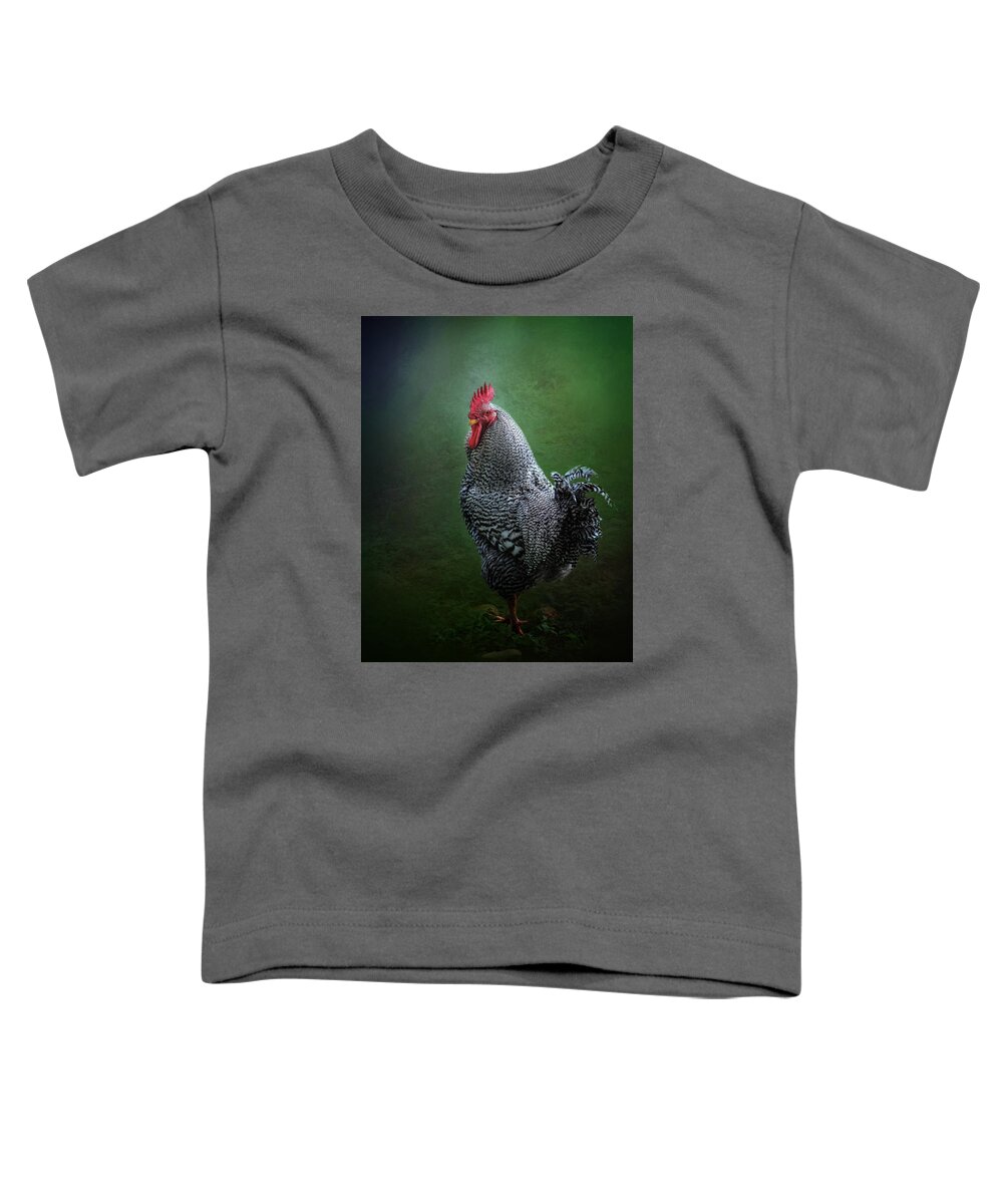 Animals Toddler T-Shirt featuring the photograph The First Alarm Clock by David and Carol Kelly