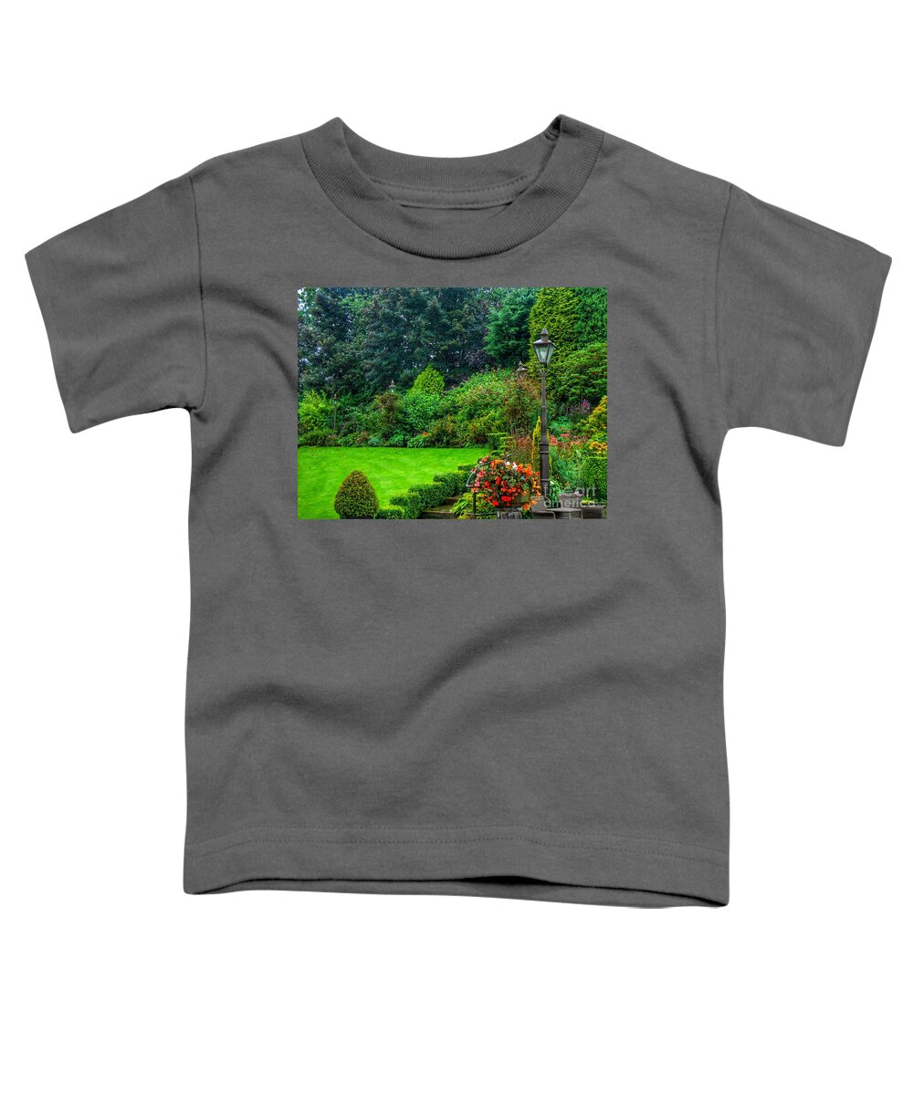 Gardens Toddler T-Shirt featuring the photograph The Gardens at Gibbon's Bridge by Joan-Violet Stretch