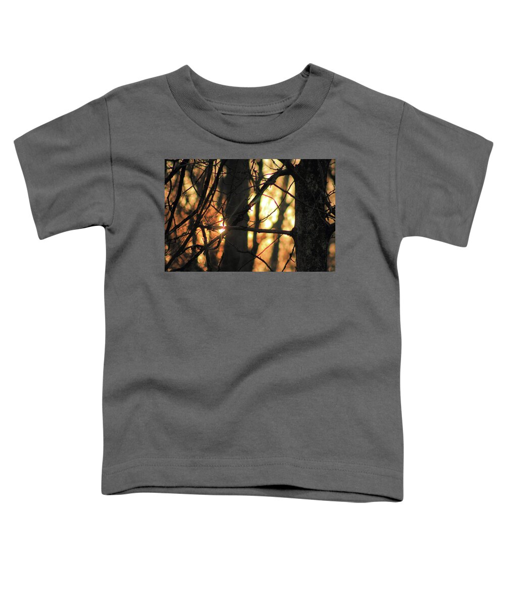 Sunset Toddler T-Shirt featuring the photograph The Golden Hour by Bruce Patrick Smith