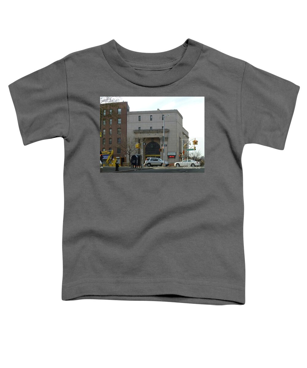 Grand Concourse Toddler T-Shirt featuring the photograph The Grand Concourse Seventh Day Adventist Temple by Steven Spak