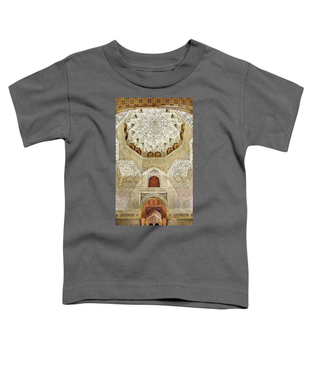 Alhambra Toddler T-Shirt featuring the photograph The Hall of the Arabian Nights 2 by Weston Westmoreland