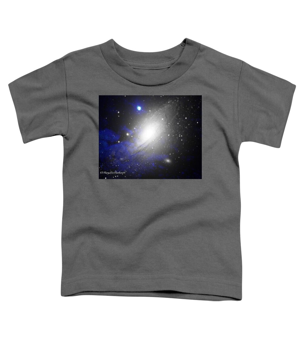 Digital Art Toddler T-Shirt featuring the digital art The Heavens by MaryLee Parker