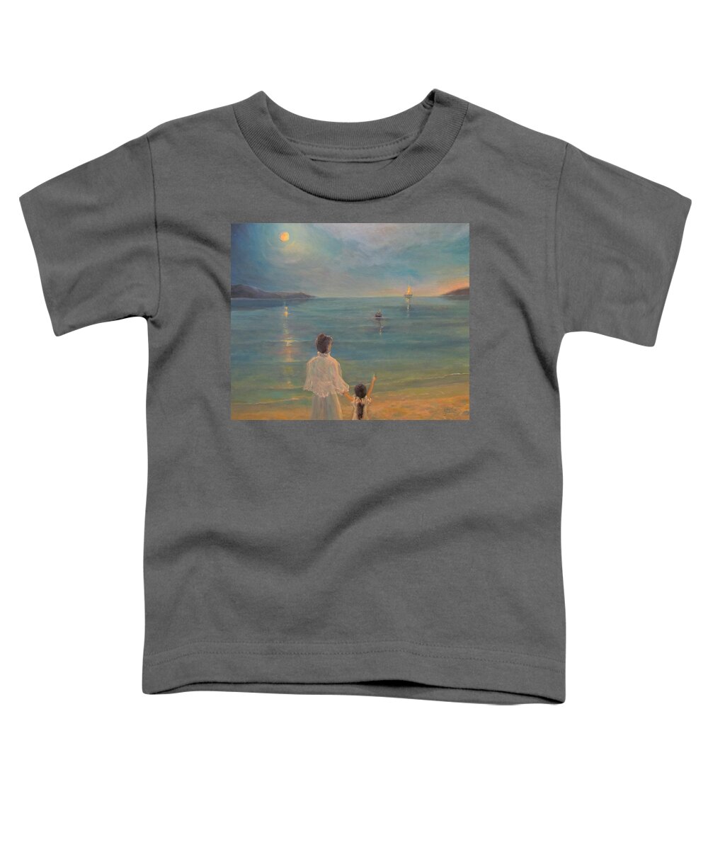 Nature Toddler T-Shirt featuring the painting The Homecoming by Donna Tucker
