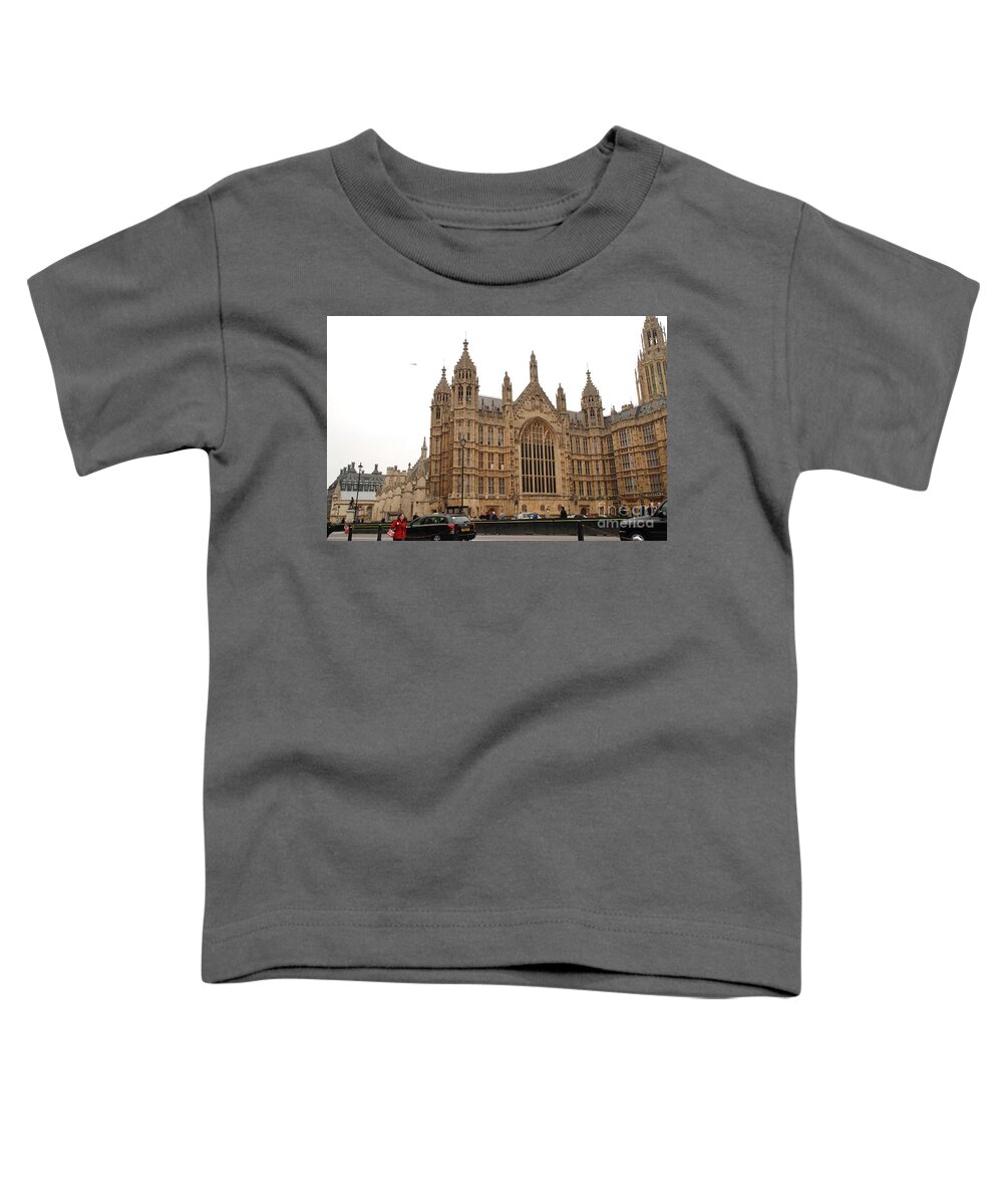 Commons Toddler T-Shirt featuring the photograph The Houses of Parliament by David Fowler