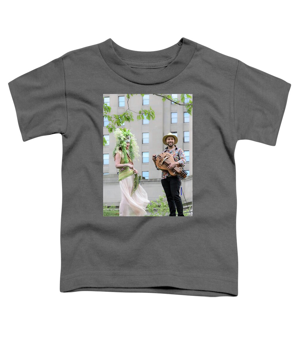 Cleveland Toddler T-Shirt featuring the photograph The Hurdy Gurdy by Stewart Helberg