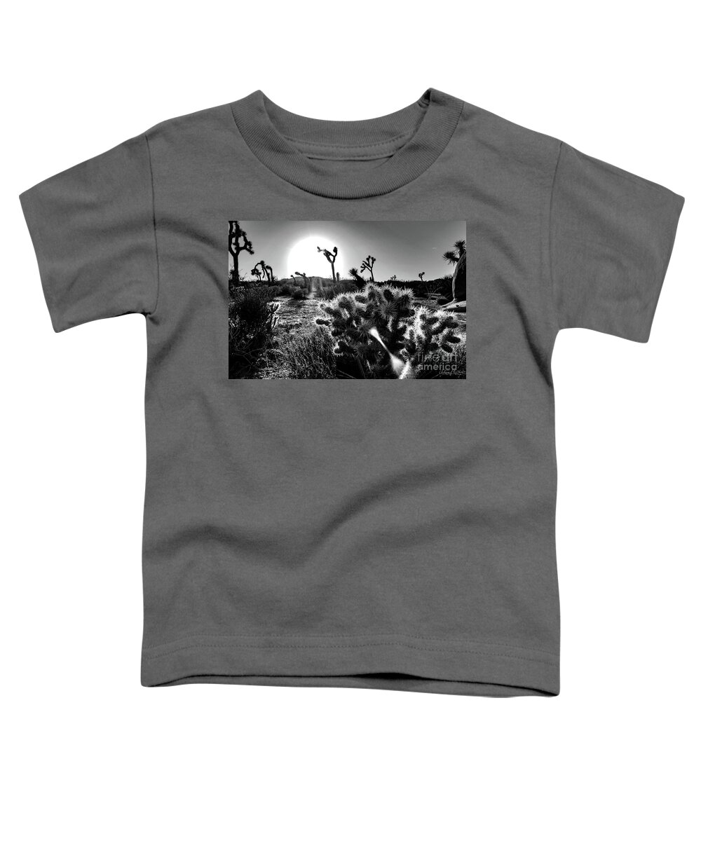 Landscape Toddler T-Shirt featuring the photograph Merciless, Black and White by Adam Morsa