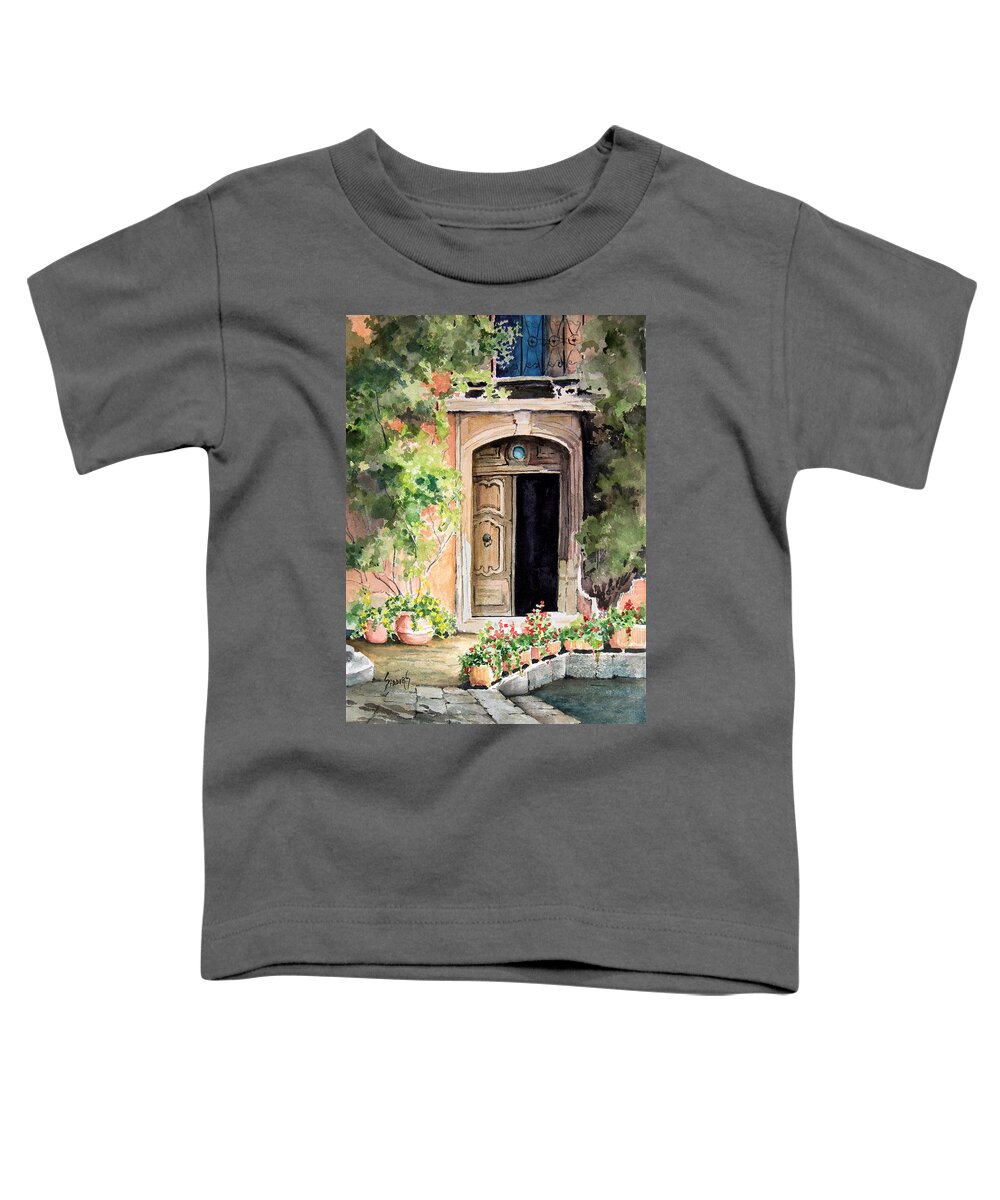 Door Toddler T-Shirt featuring the painting The Open Door by Sam Sidders