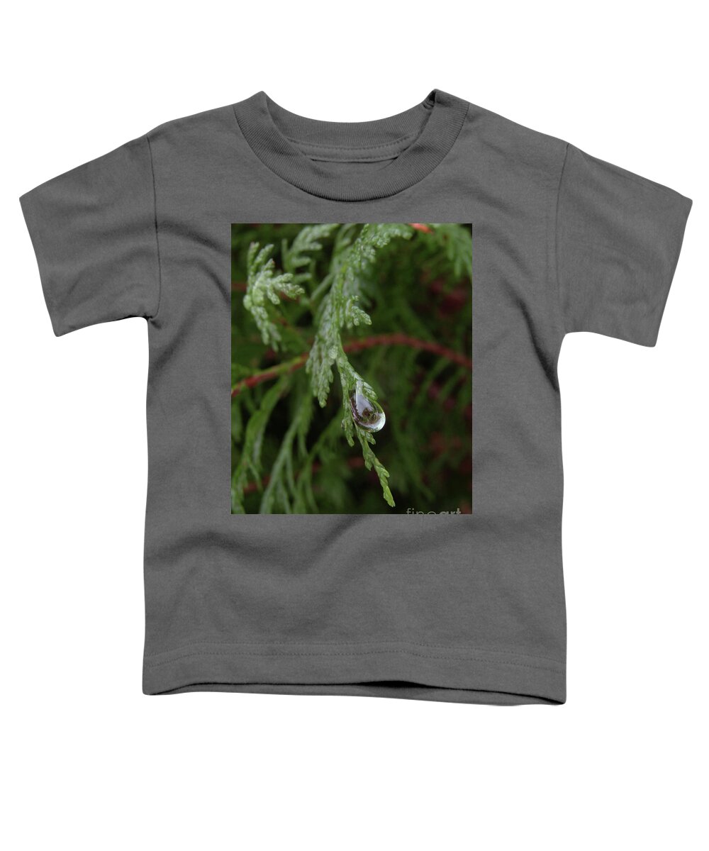 Raindrop Toddler T-Shirt featuring the photograph The Raindrop 2 by Kim Tran