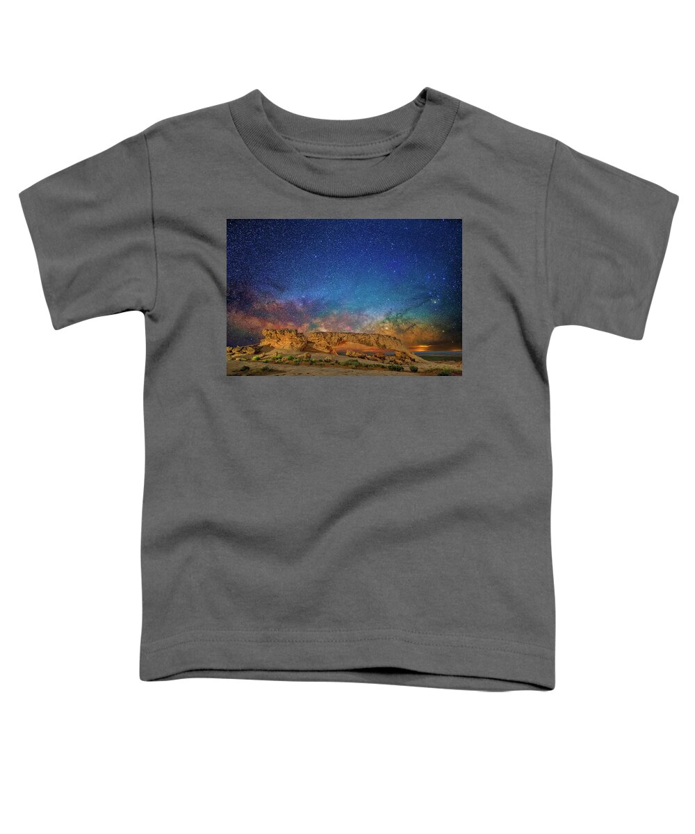 Astronomy Toddler T-Shirt featuring the photograph The Rise by Ralf Rohner