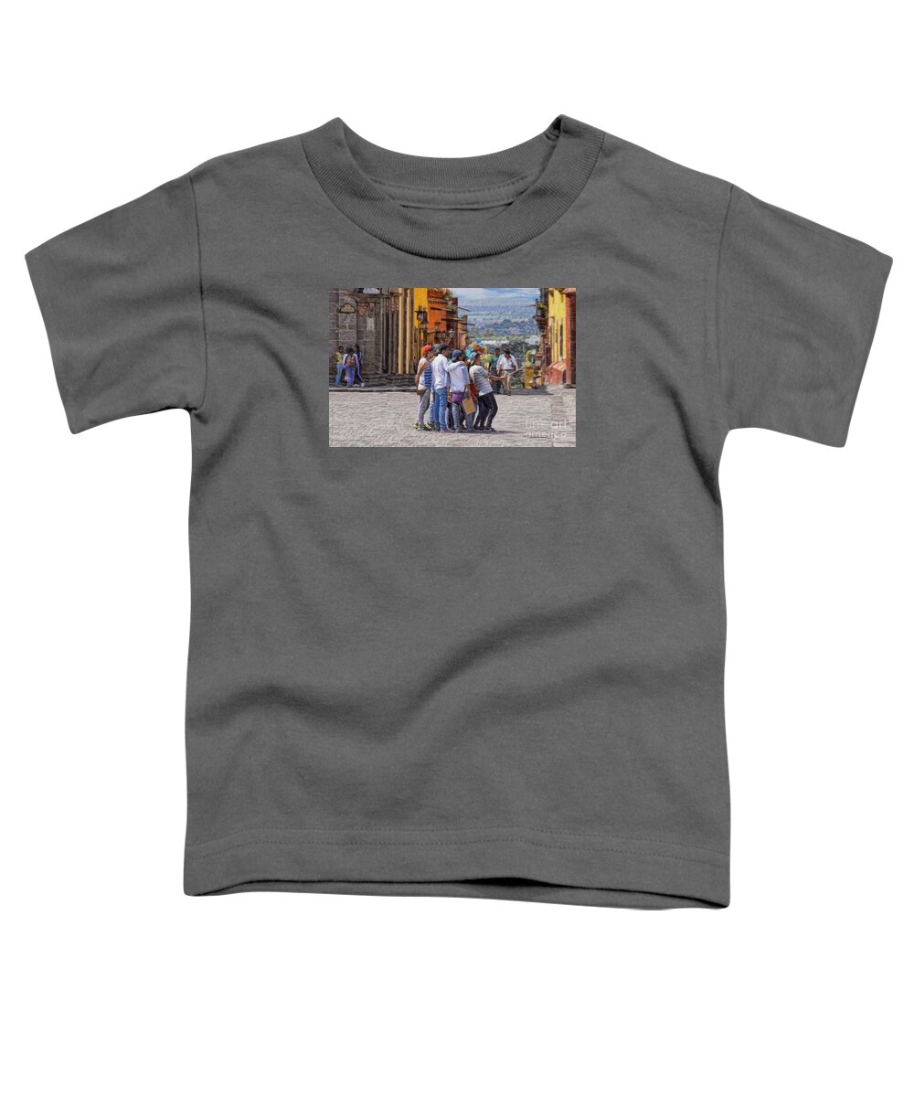 John+kolenberg Toddler T-Shirt featuring the photograph The San Miguel Selfie by John Kolenberg