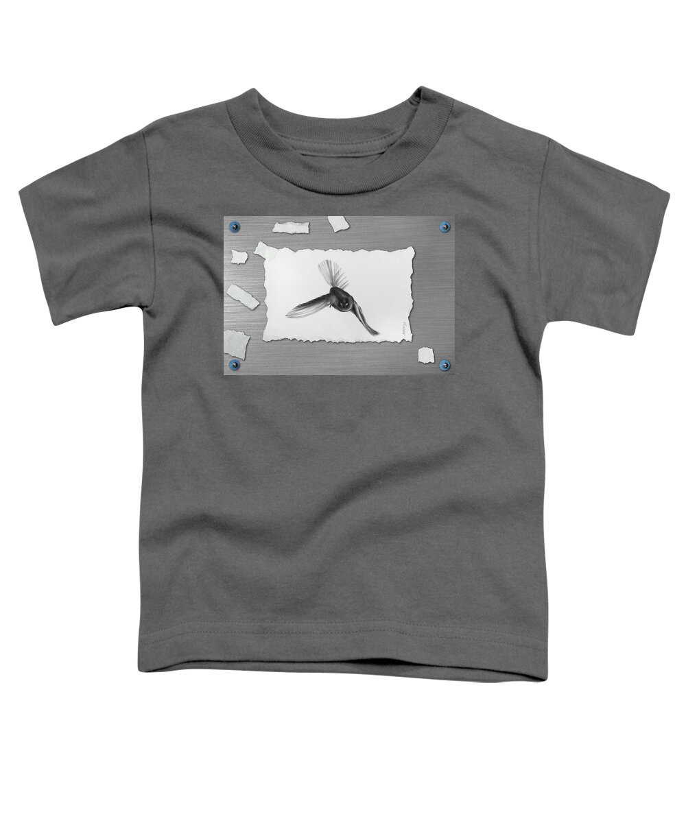 Interior Decoration Toddler T-Shirt featuring the drawing The Search For Food by Ian Anderson