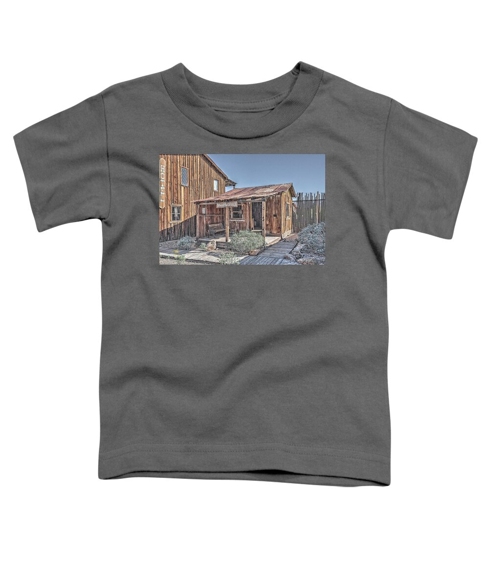 Arizona Toddler T-Shirt featuring the photograph The Sheriff's Office by Jim Thompson