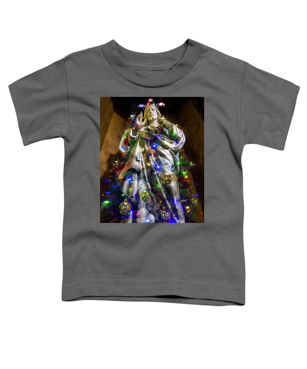 Sculpture Toddler T-Shirt featuring the photograph The Spirit of Christmas by Glenn Feron