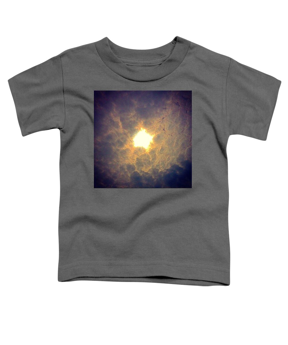 Sun Toddler T-Shirt featuring the photograph Eye Of The Storm by Kate Arsenault 