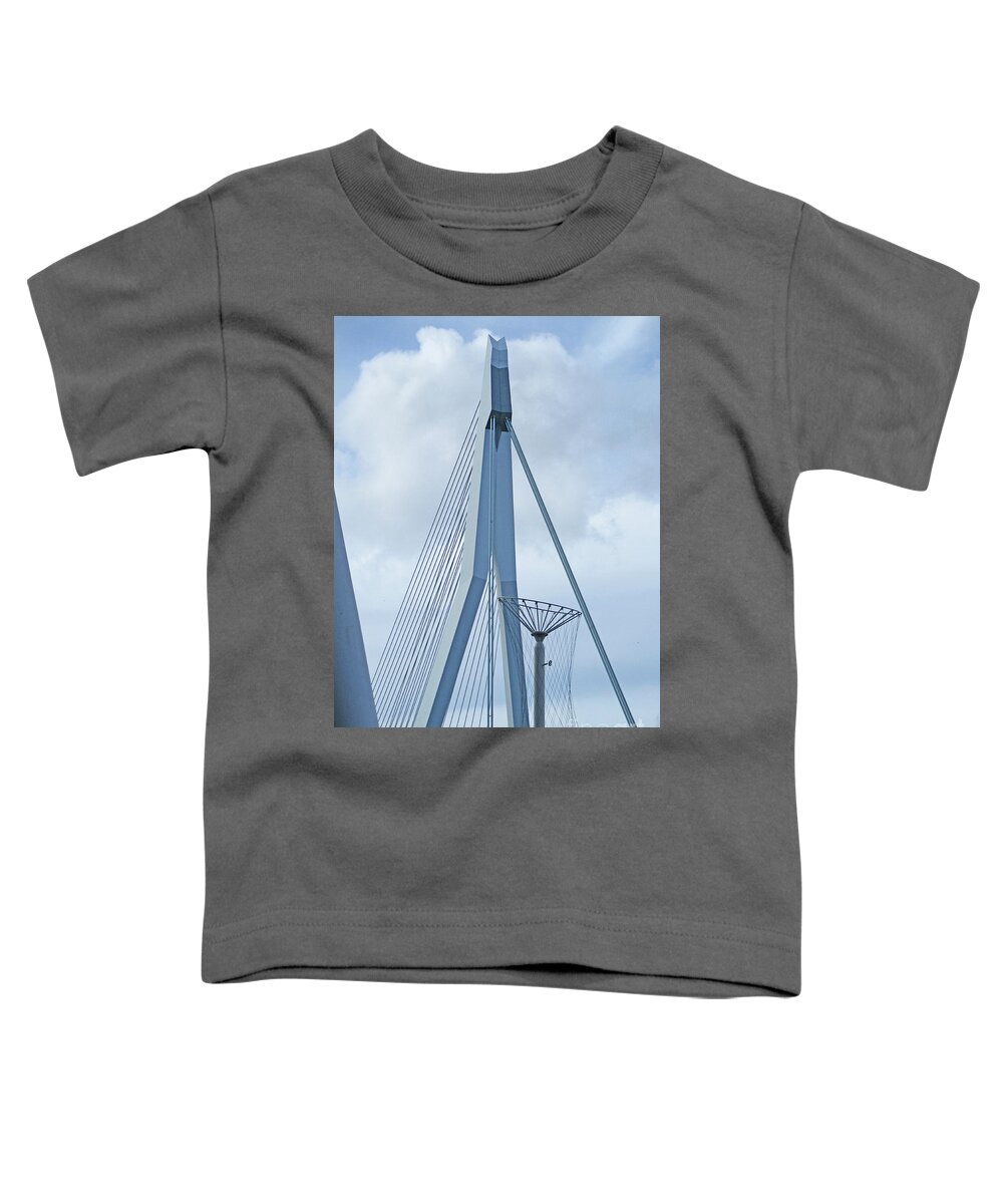 Rotterdam Toddler T-Shirt featuring the photograph The Swan 16 by Randall Weidner