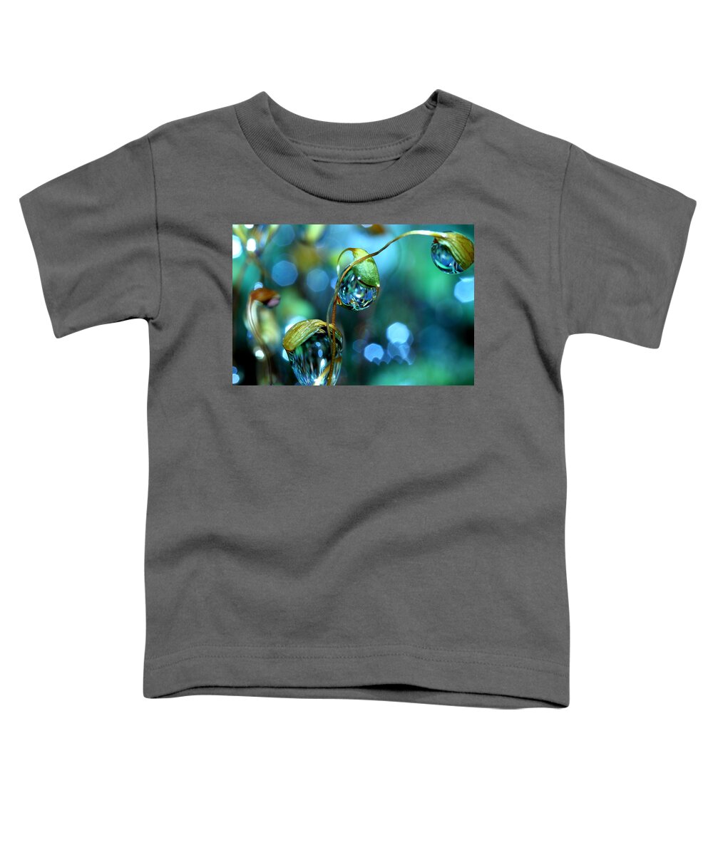 Moss Toddler T-Shirt featuring the photograph The Threesome by Sharon Johnstone