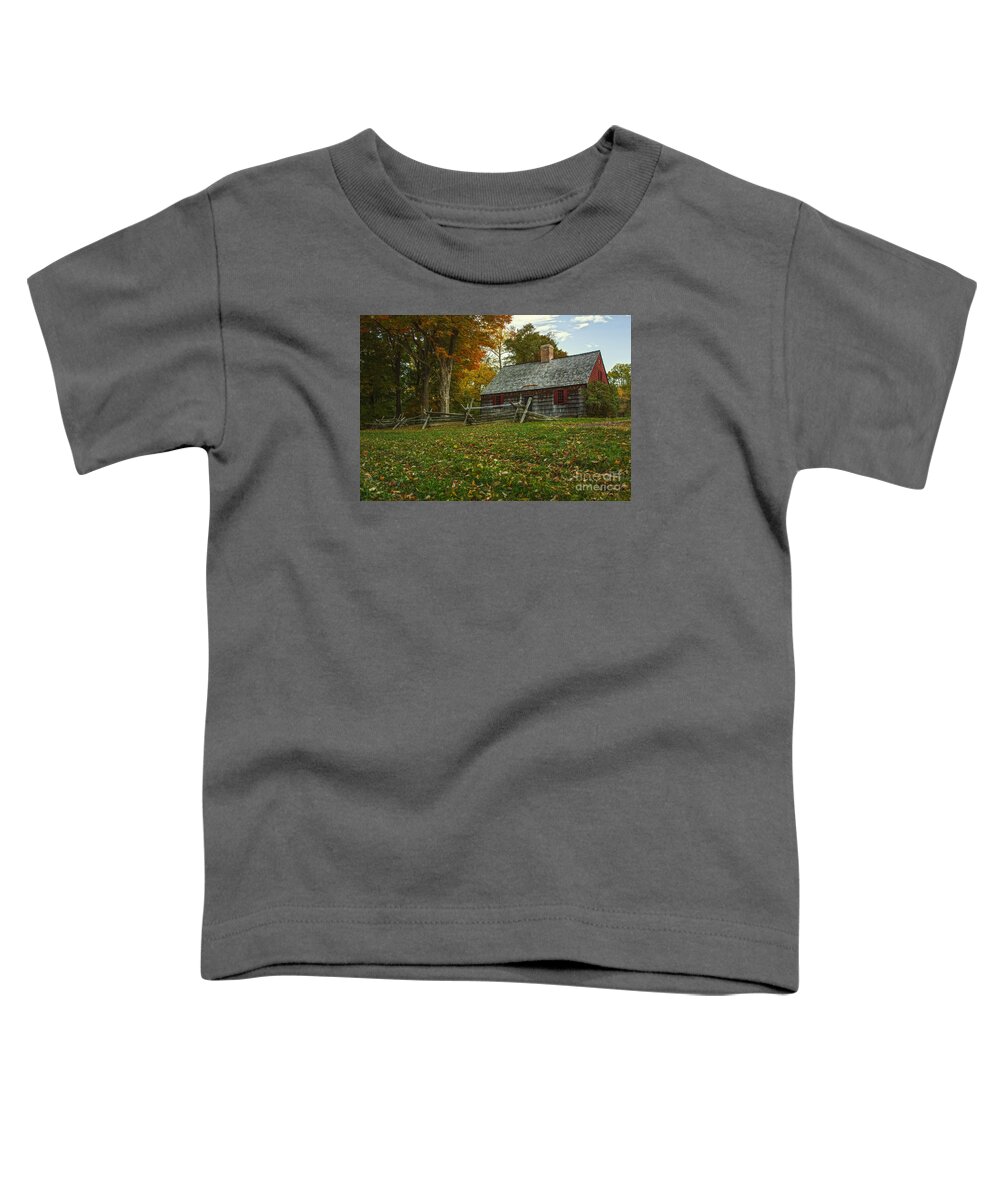 Revolutionary War Toddler T-Shirt featuring the photograph The Wick House by Debra Fedchin