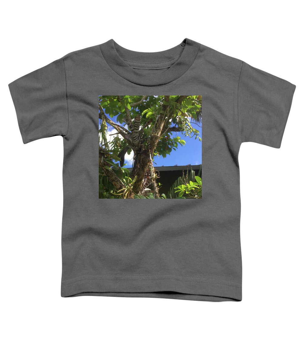 Tree Toddler T-Shirt featuring the photograph The Zebra Tree by Susan Grunin