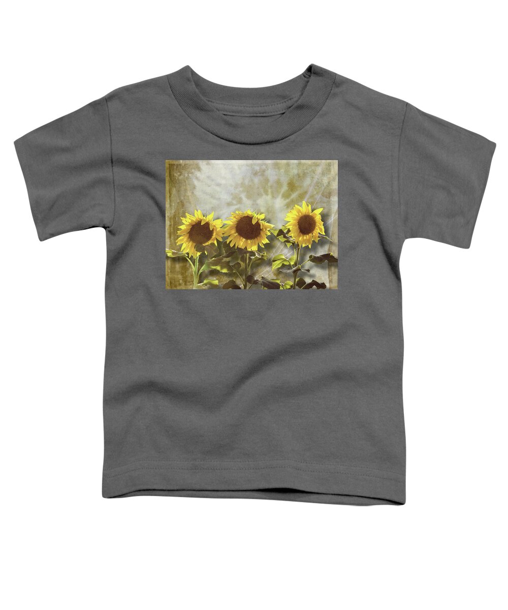 Texture Toddler T-Shirt featuring the photograph Three in the Sun by Melinda Ledsome