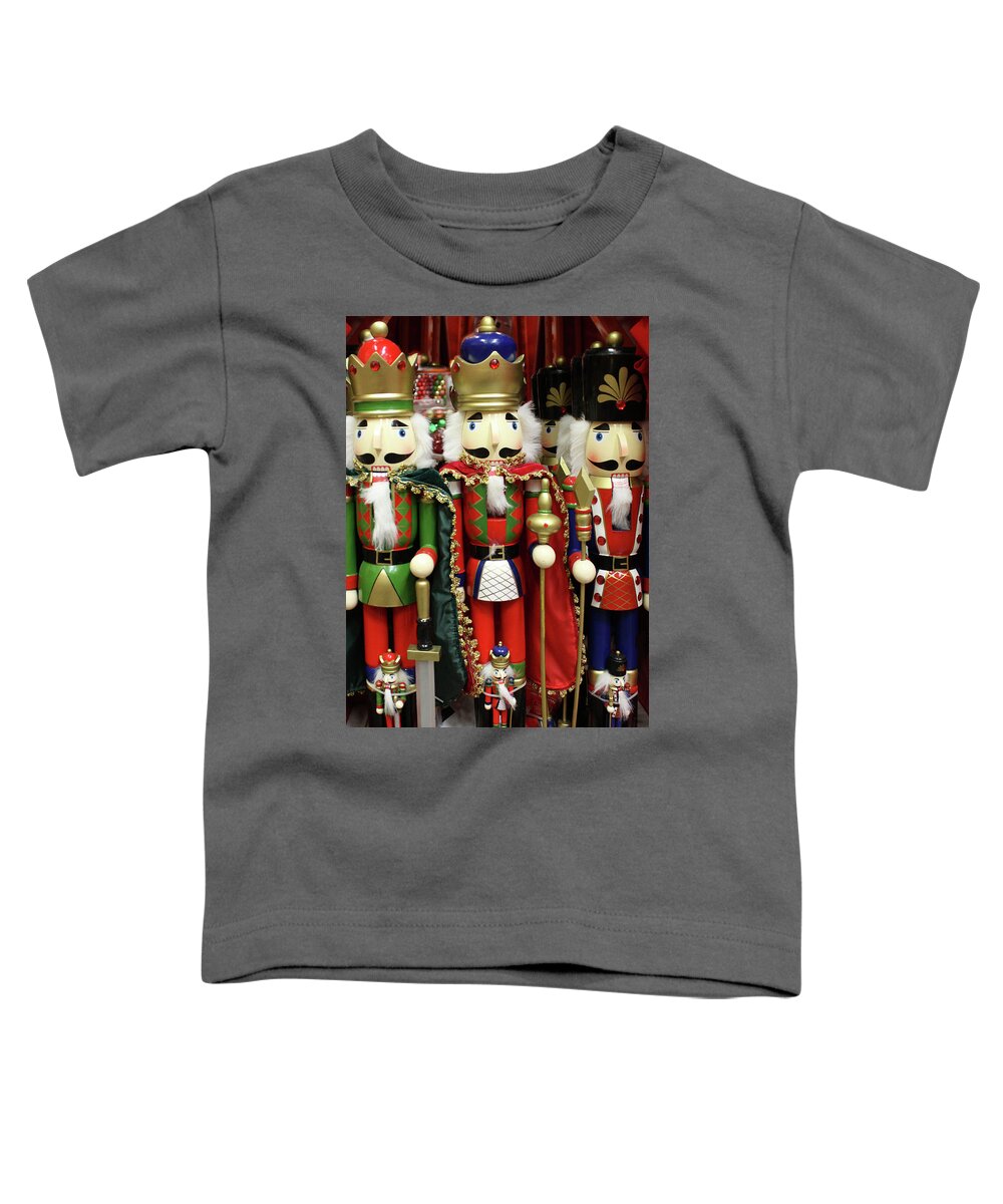 Nutcrackers Toddler T-Shirt featuring the photograph Three Wise Crackers by Gravityx9 Designs