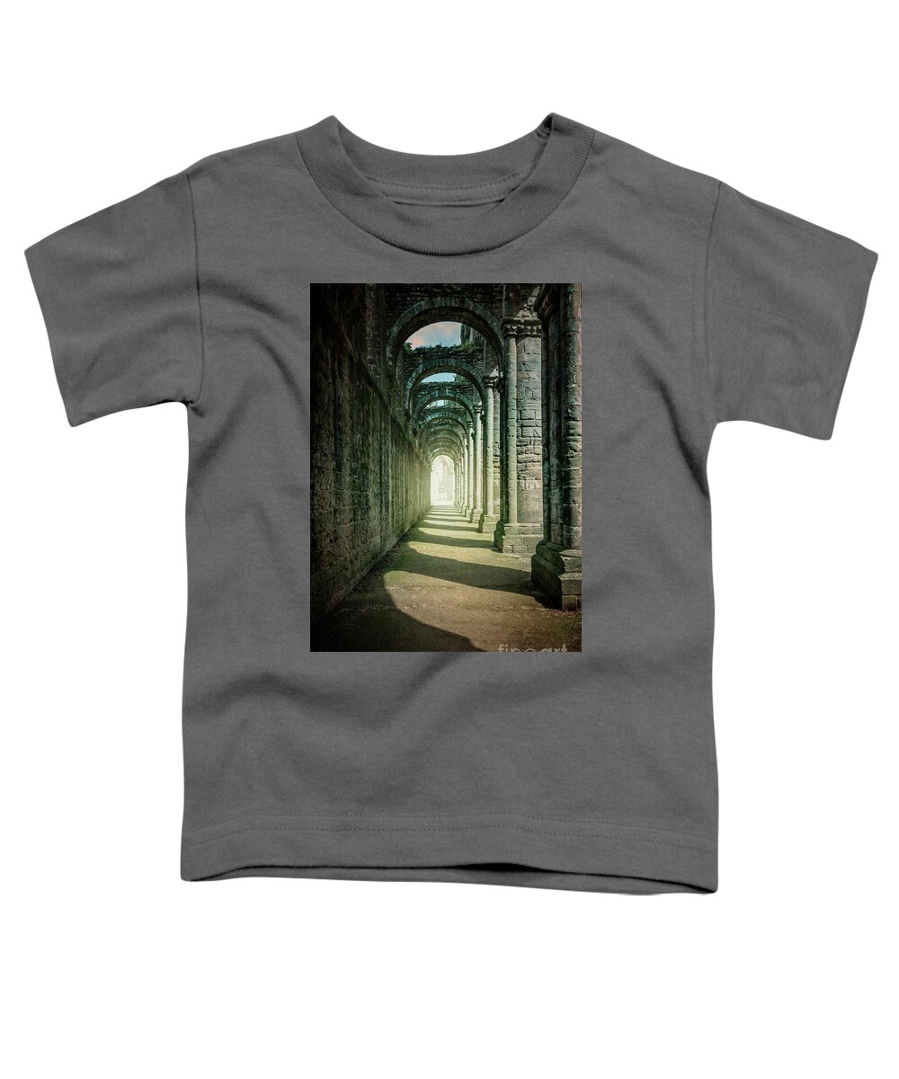 Kremsdorf Toddler T-Shirt featuring the photograph Through The Colonnade by Evelina Kremsdorf