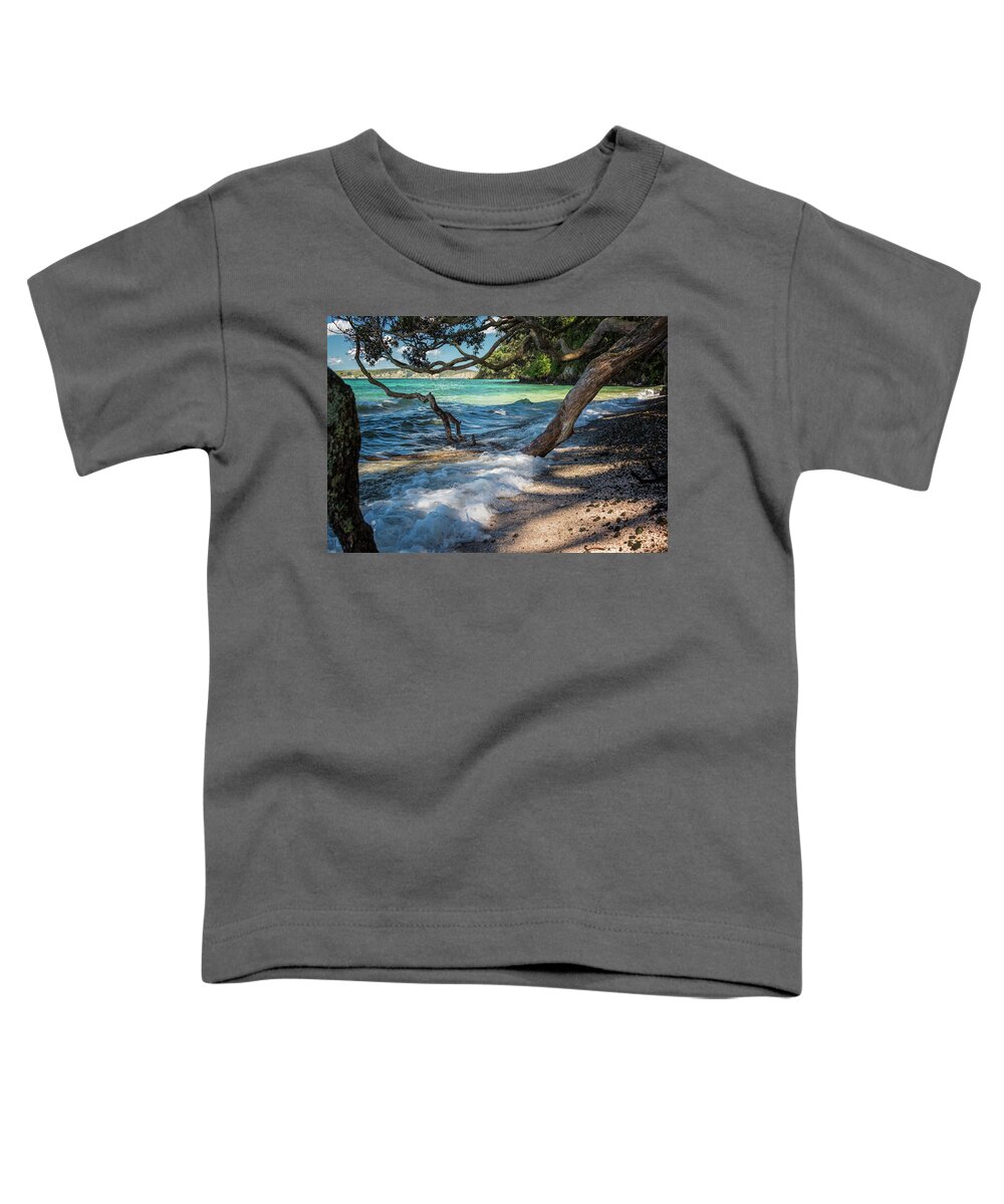New Zealand Toddler T-Shirt featuring the photograph Tiritiri Matangi Nature Reserve New Zealand by Joan Carroll