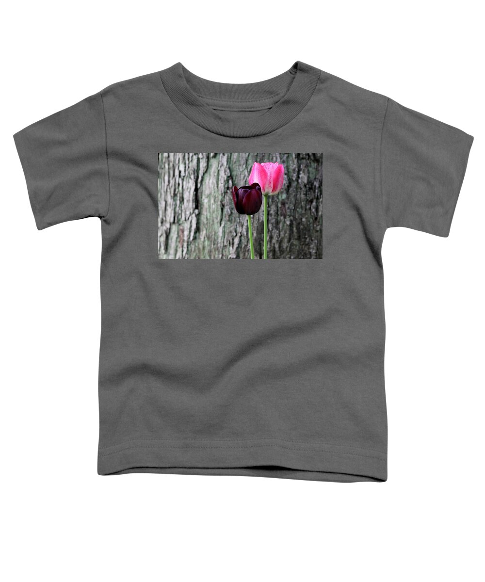 Flowers Toddler T-Shirt featuring the photograph Together by Deborah Crew-Johnson
