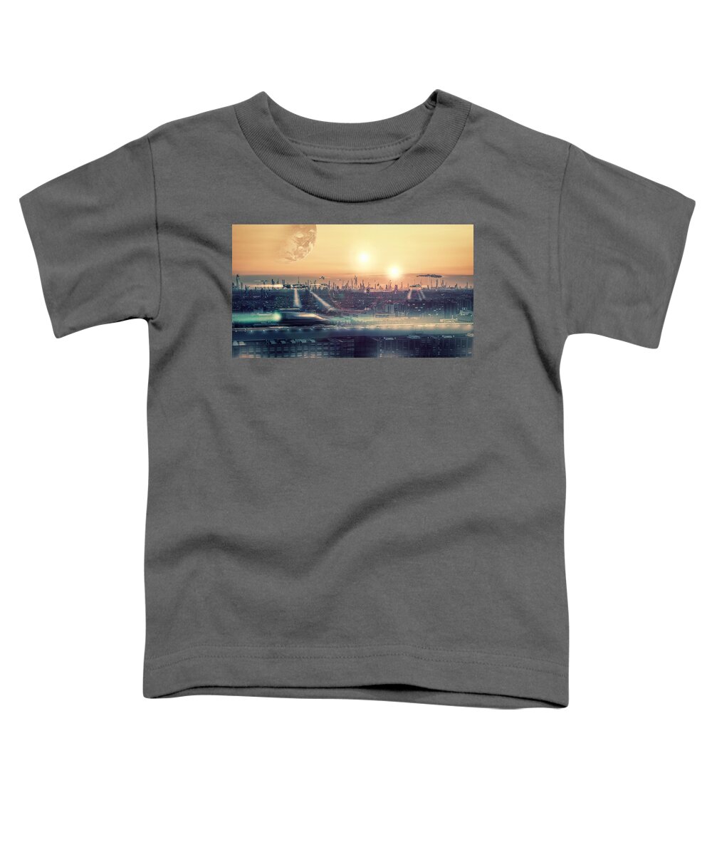 Drawing Toddler T-Shirt featuring the photograph Tokyo 3017 by Ponte Ryuurui