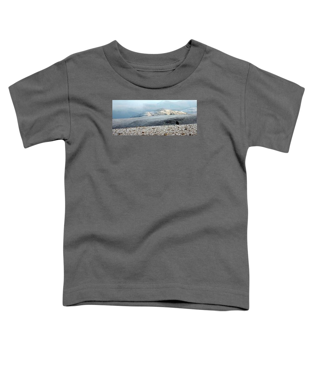 Hills Toddler T-Shirt featuring the photograph Top of the hills by Lukasz Ryszka