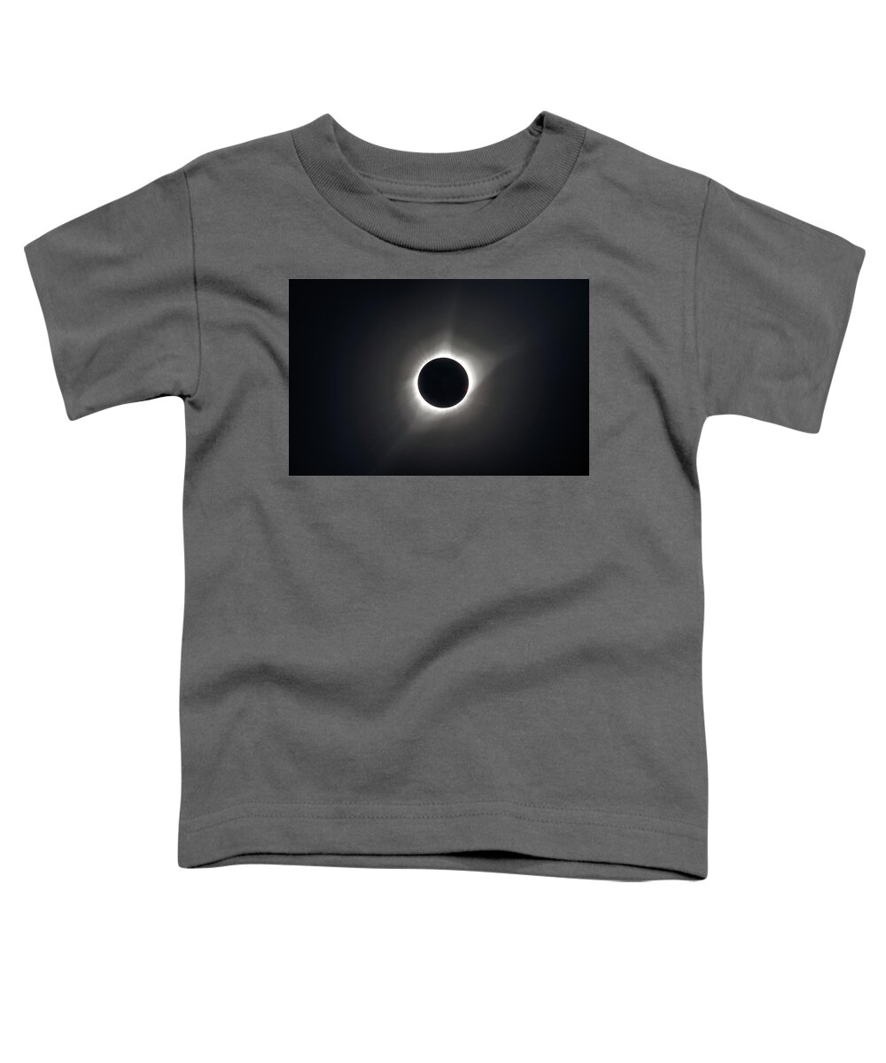 Eclipse Toddler T-Shirt featuring the photograph Total Solar Eclipse Showcases the Sun's Corona by Tony Hake