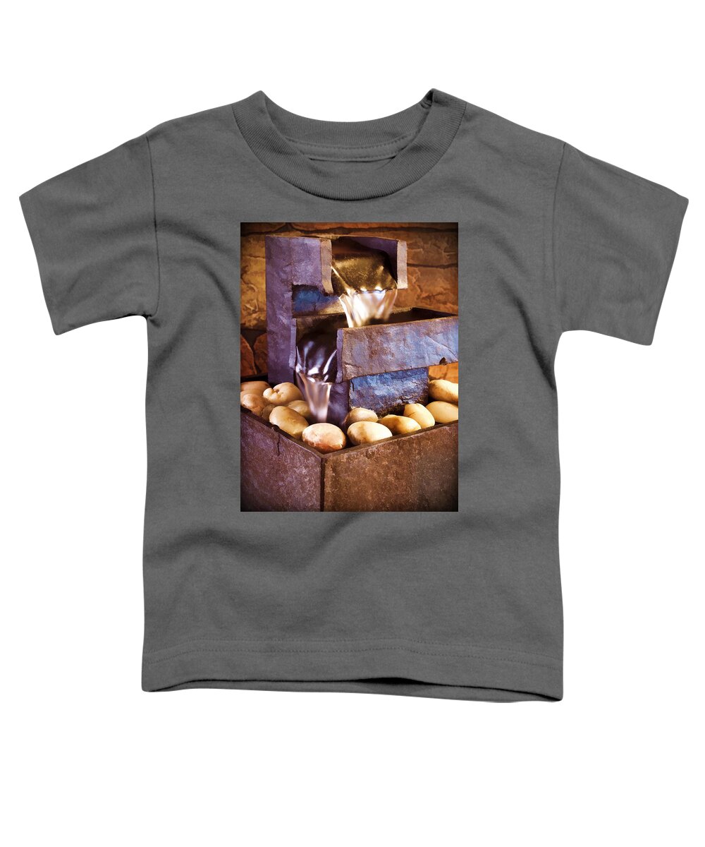 Fountain Toddler T-Shirt featuring the photograph Tranquility by Ricky Barnard