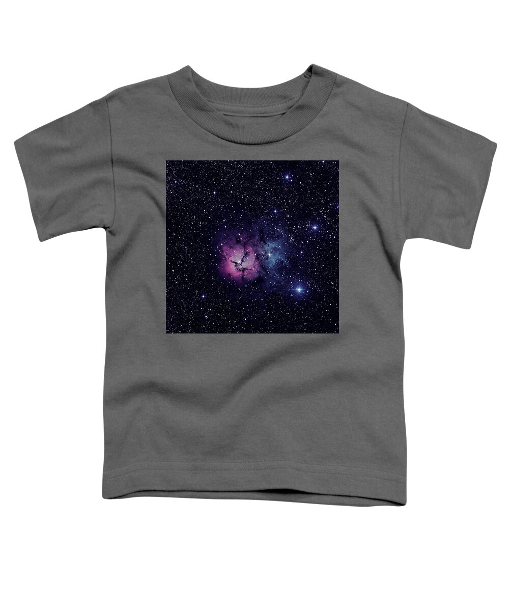 Trifid Toddler T-Shirt featuring the photograph Trifid Nebula M20 by Nigel R Bell