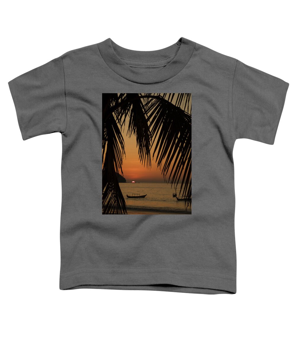 Sunset Toddler T-Shirt featuring the photograph Tropical Sunset by Joshua Van Lare