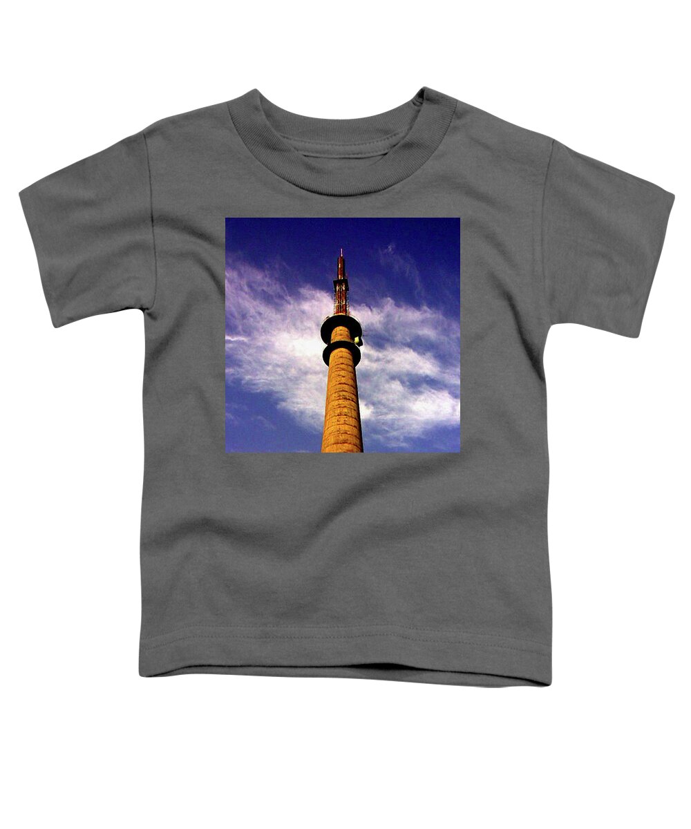 Televion Toddler T-Shirt featuring the photograph TV Tower, Bangalore, India by Misentropy