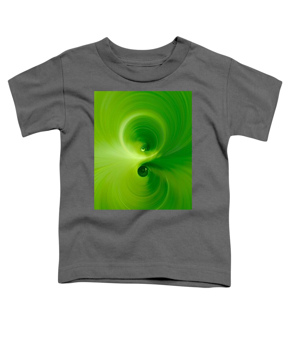 Green Toddler T-Shirt featuring the photograph Twist by Andre Brands