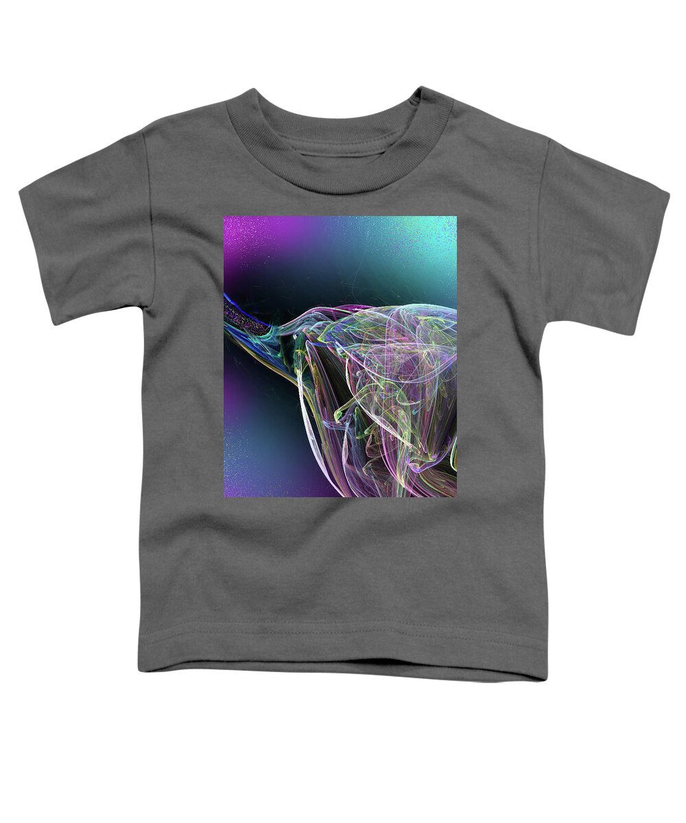 Space Toddler T-Shirt featuring the digital art Universal Elle-phant by Kelly Dallas