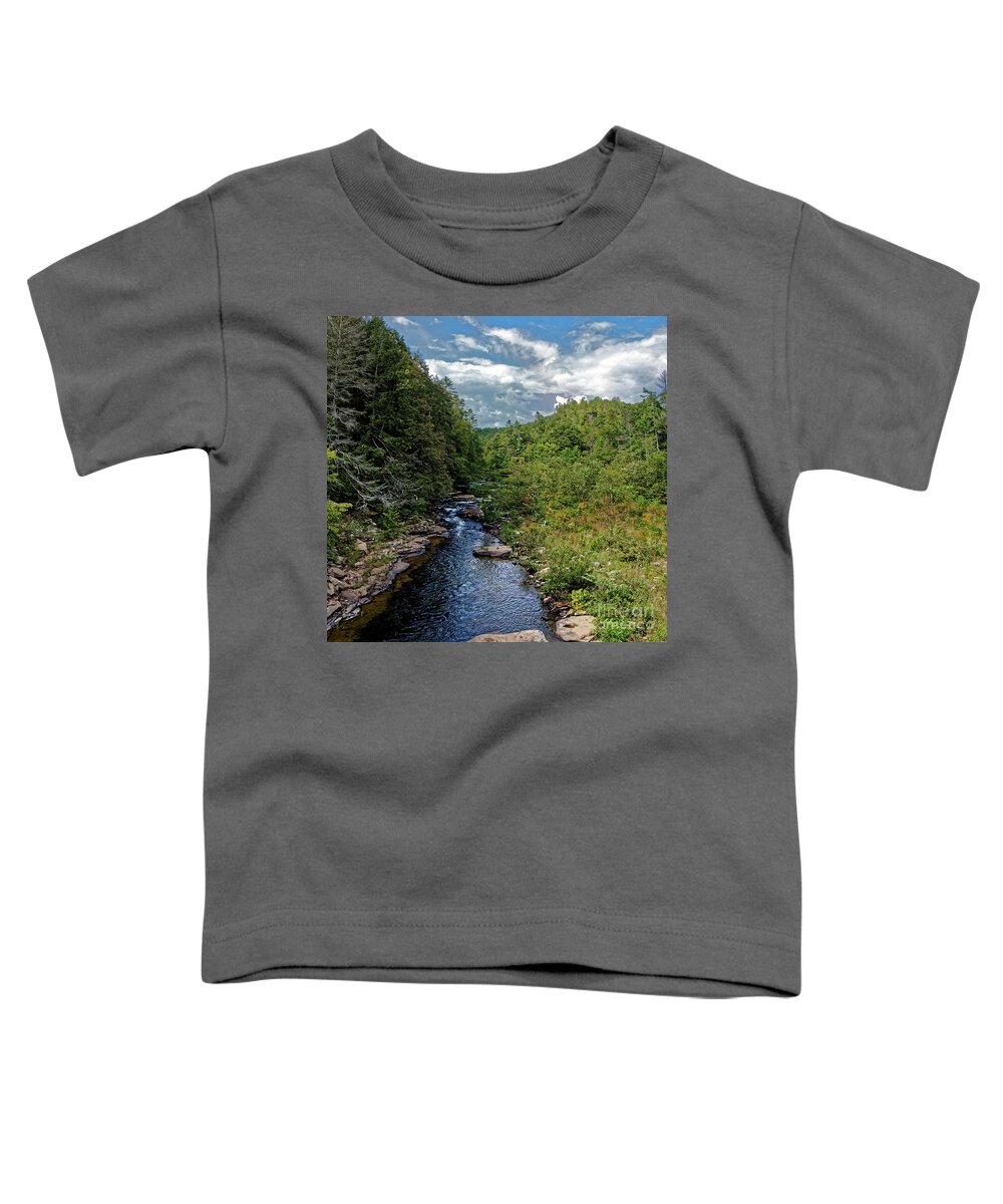Clear Creek Toddler T-Shirt featuring the photograph Up Clear Creek by Paul Mashburn
