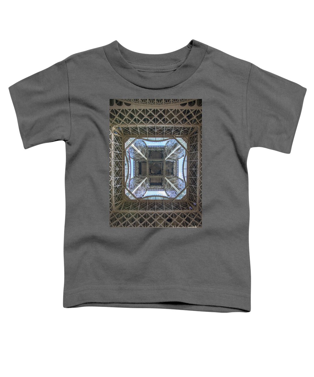 Paris Toddler T-Shirt featuring the photograph Up the Center -Rectangle by Tim Mulina