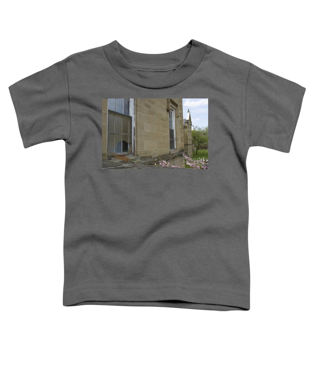 Decay Toddler T-Shirt featuring the photograph Urban decay and rebirth by Karen Foley