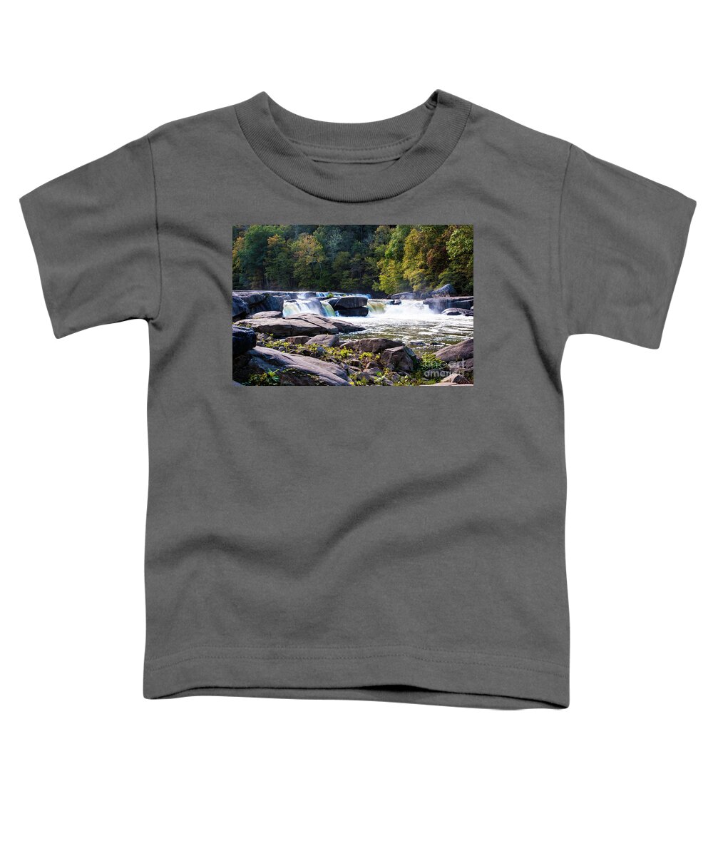 Valley Falls Toddler T-Shirt featuring the photograph Valley Falls State Park #1 by Kevin Gladwell