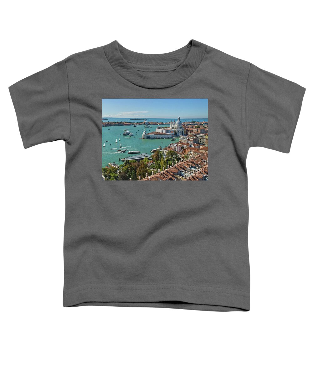 Santa Maria Della Salute Toddler T-Shirt featuring the photograph Venice by Maria Rabinky