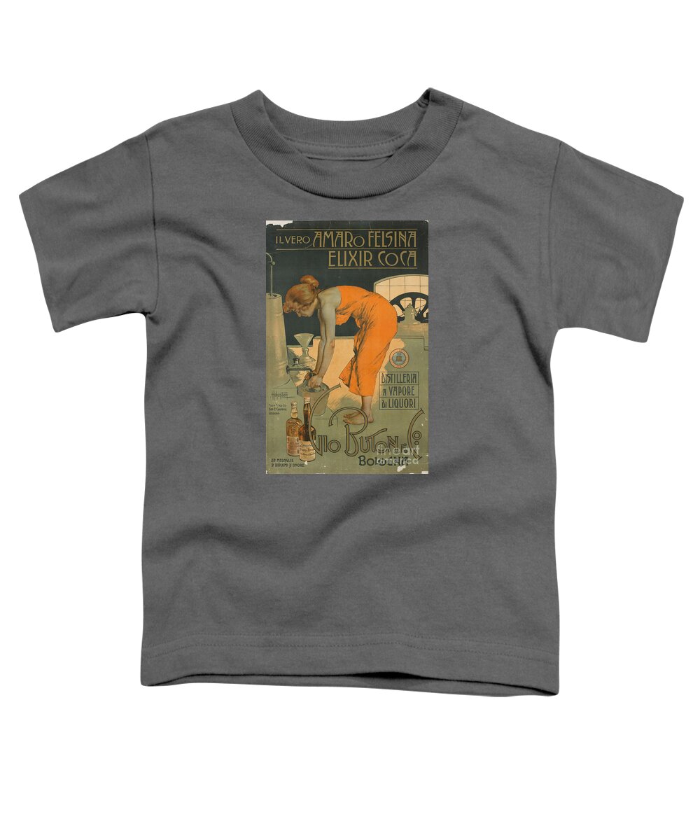 Hohenstein Toddler T-Shirt featuring the painting vero Amaro Felsina by MotionAge Designs