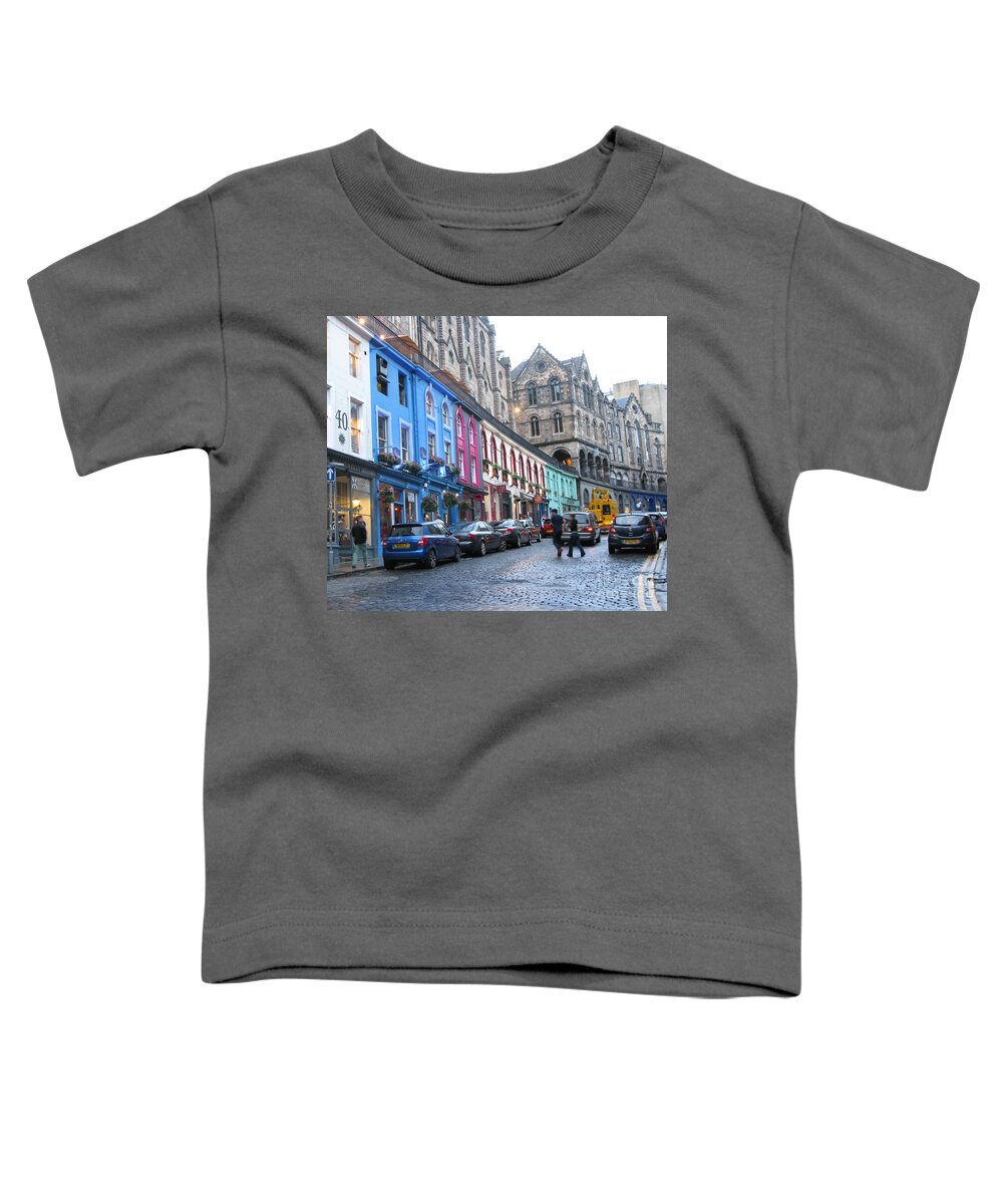 Victoria St Toddler T-Shirt featuring the photograph Victoria St by Mini Arora