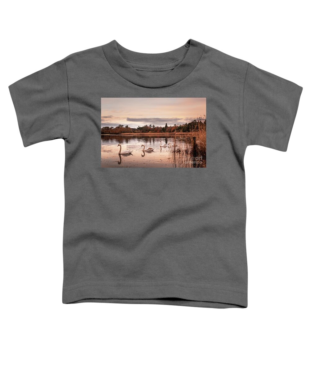 Svetlana Sewell Toddler T-Shirt featuring the photograph Village Lake by Svetlana Sewell
