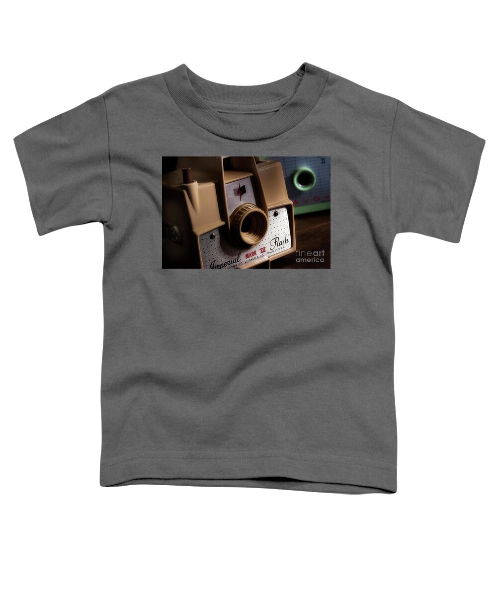 Vintage Cameras Toddler T-Shirt featuring the photograph Vintage Imperial by Mike Eingle